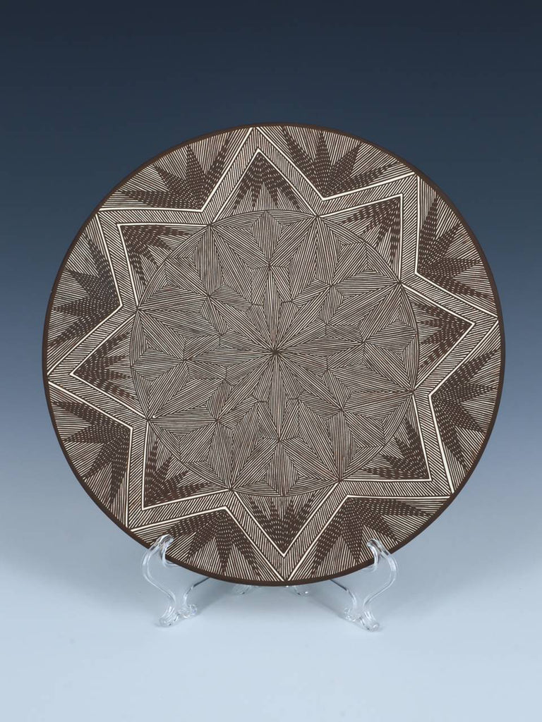 Hand Made Acoma Pueblo Pottery Plate - PuebloDirect.com