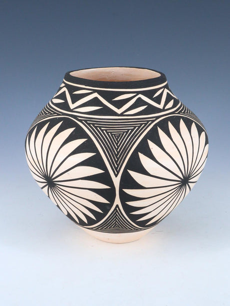 Acoma Pueblo Hand Coiled Geometric Painted Pottery - PuebloDirect.com