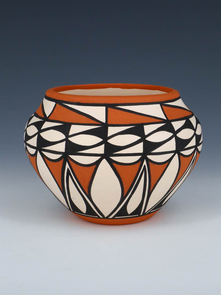 Laguna Pueblo Hand Painted Pottery Bowl - PuebloDirect.com