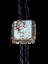 Corbata bolo de plata de ley nativa americana Golden Hill turquesa
