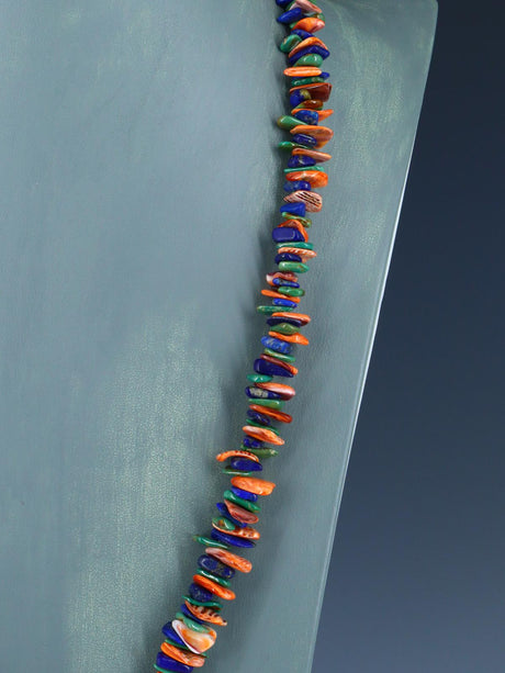 Bijoux indiens amérindiens Collier turquoise à brin unique