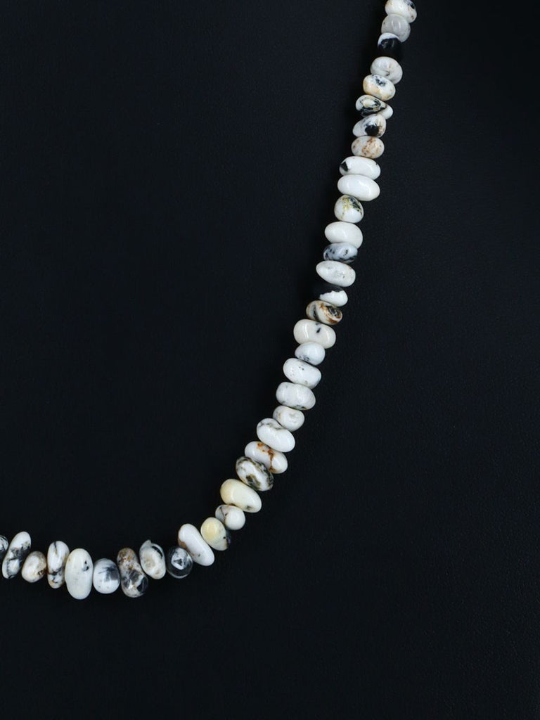 Native American Jewelry White Buffalo Single Strand Necklace - PuebloDirect.com
