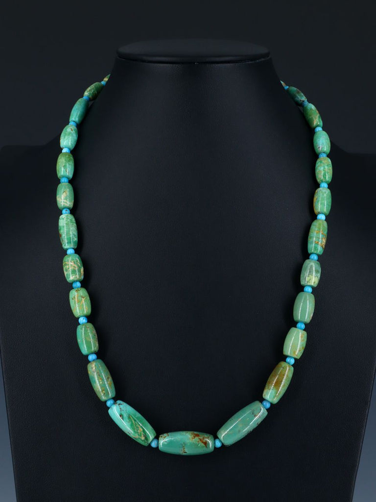 22" Native American Jewelry Turquoise Necklace - PuebloDirect.com