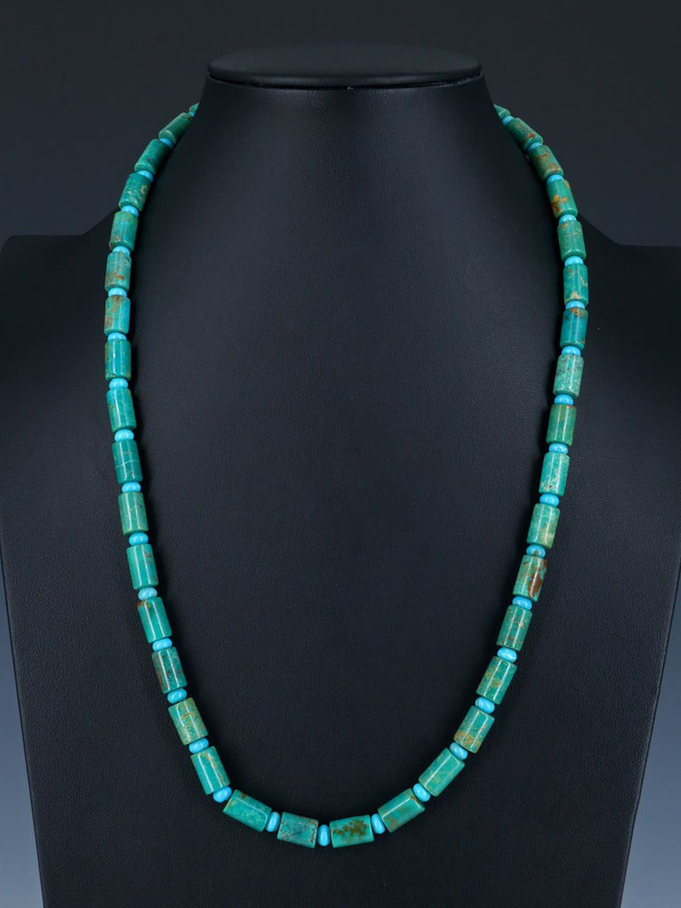 24" Native American Jewelry Turquoise Necklace - PuebloDirect.com