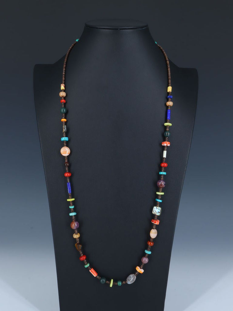Native American Jewelry Multi Stone Necklace - PuebloDirect.com