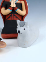 Jemez Pueblo Pottery 5 Piece Storyteller Nativity Set - PuebloDirect.com