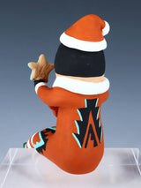 Jemez Pueblo Pottery Elf on a Shelf Storyteller Figurine - PuebloDirect.com