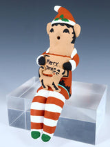 Jemez Pueblo Pottery Elf on a Shelf Storyteller Figurine - PuebloDirect.com