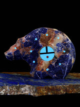 Sodalite Bear Zuni Fetish