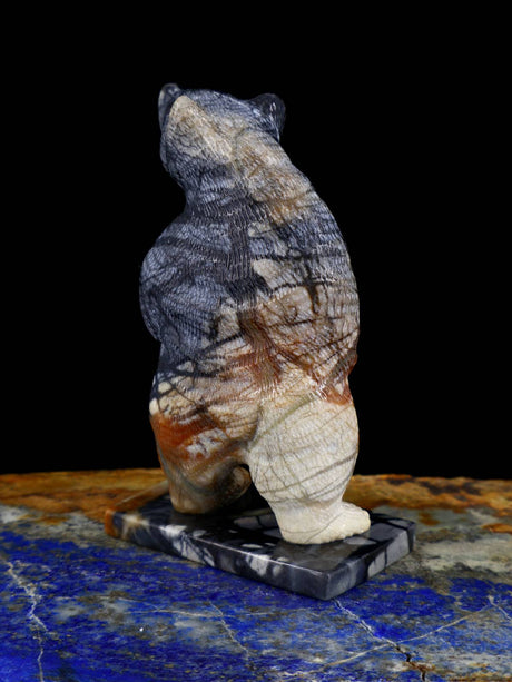 Picasso Marble Bear Zuni Fetish