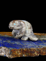 Castor Serpentino Fetiche Zuni