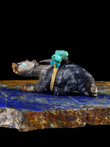 Picasso Marble Bear Zuni Fetish - PuebloDirect.com
