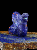 Sodalite Butterfly Maiden Zuni Fetish
