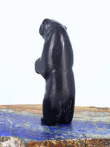 Black Marble Bear Zuni Fetish