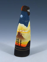 Native American Clay Mother Four Baby Pottery Figural Doll - PuebloDirect.com