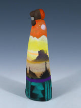 Native American Clay Mother One Baby Pottery Figural Doll - PuebloDirect.com