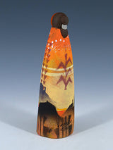 Native American Clay Mother Three Baby Pottery Figural Doll - PuebloDirect.com