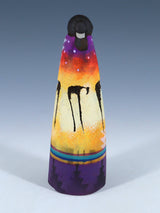 Native American Clay Mother Two Baby Pottery Figural Doll - PuebloDirect.com