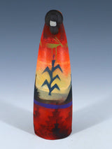 Native American Clay Mother One Baby Pottery Figural Doll - PuebloDirect.com