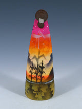 Native American Clay Mother One Baby Pottery Figural Doll - PuebloDirect.com