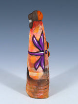 Native American Clay Mother Two Baby Pottery Figural Doll - PuebloDirect.com