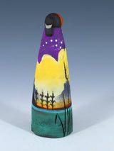 Native American Clay Mother One Baby Pottery Figural Doll - PuebloDirect.com