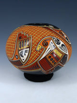 Mata Ortiz Hand Coiled and Painted Paquime Pottery - PuebloDirect.com