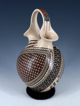 Mata Ortiz Hand Coiled Paquime Pottery Wedding Vase - PuebloDirect.com