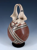 Mata Ortiz Hand Coiled Paquime Pottery Wedding Vase - PuebloDirect.com