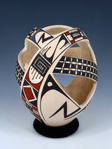 Mata Ortiz Hand Coiled Pottery Vase - PuebloDirect.com