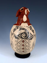 Mata Ortiz Hand Coiled Rabbit Effigy Pottery - PuebloDirect.com