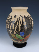 Mata Ortiz Hand Coiled Wildlife Etched Pottery - PuebloDirect.com