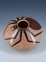 Mata Ortiz Paquime Pottery Spider Seed Pot - PuebloDirect.com