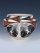 Acoma Pueblo Hand Painted Feather Pottery - PuebloDirect.com