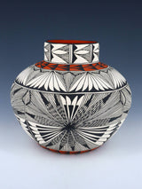 Acoma Pueblo Hand Painted Pottery Bowl - PuebloDirect.com