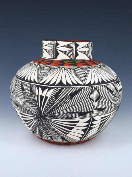 Acoma Pueblo Hand Painted Pottery Bowl - PuebloDirect.com