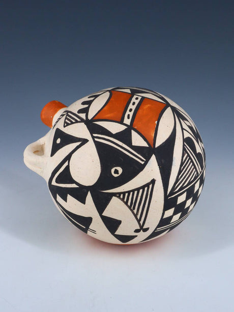 Acoma Pueblo Pottery Canteen - PuebloDirect.com