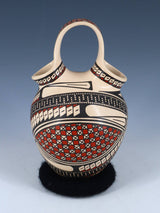 Mata Ortiz Hand Coiled Paquime Pottery Wedding Vase - PuebloDirect.com