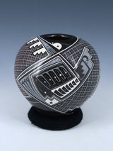 Mata Ortiz Hand Coiled and Painted Paquime Pottery
