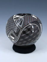 Mata Ortiz Hand Coiled and Painted Paquime Pottery