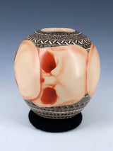 Mata Ortiz Hand Coiled Skull Pottery