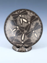 Mata Ortiz Hand Coiled and Painted Dragonfly Pottery Plate