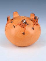 Zuni Pueblo Frog Pottery Seed Pot