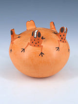 Zuni Pueblo Frog Pottery Seed Pot
