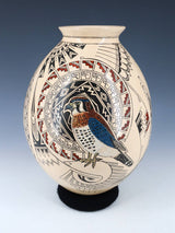 Mata Ortiz Hand Coiled Painted Wildlife Pottery