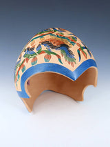 Mata Ortiz Hand Coiled Etched Pottery Mask