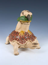 Mata Ortiz Hand Coiled Turtle, Bird and Fish Effigy Pottery - PuebloDirect.com