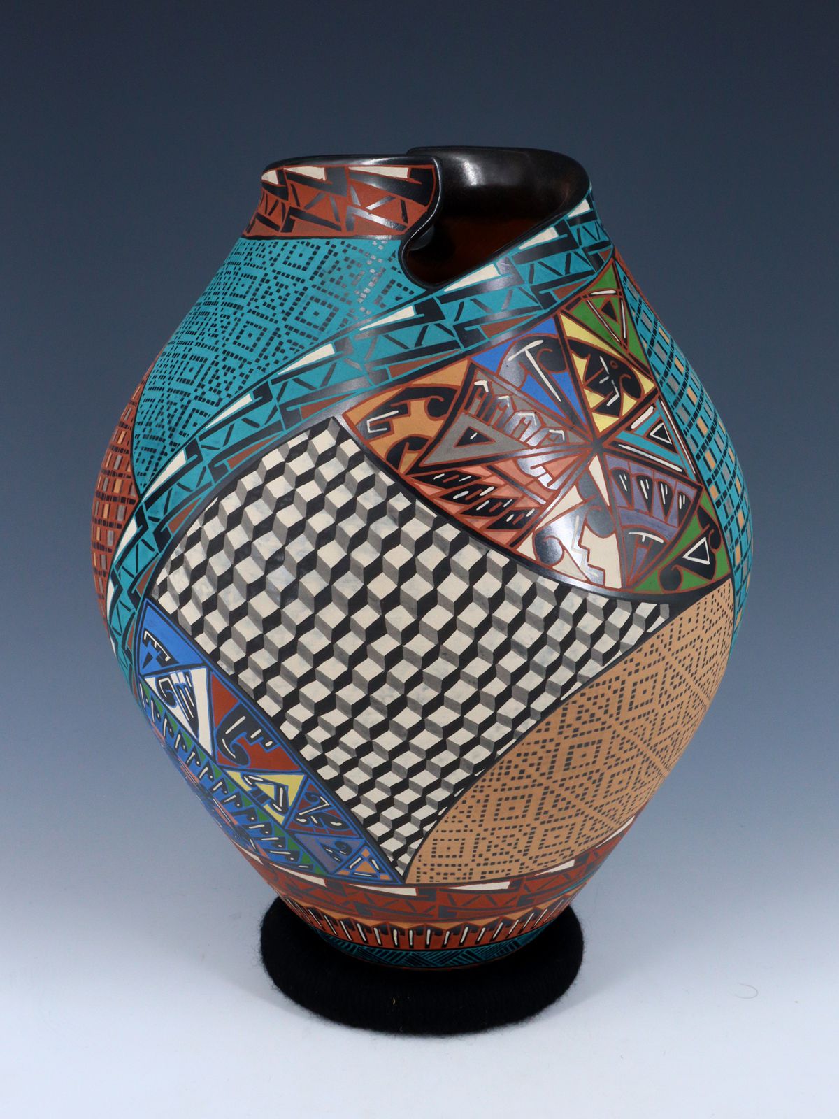 Pottery ポッタリー陶器 ART 器 作品 Mata Ortiz Hand Coiled and Painted Pottery – PuebloDirect.com