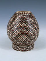 Mata Ortiz Painted Geometric Pottery Vase - PuebloDirect.com