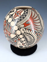 Hand Coiled Mata Ortiz Paquime Pottery Vase
